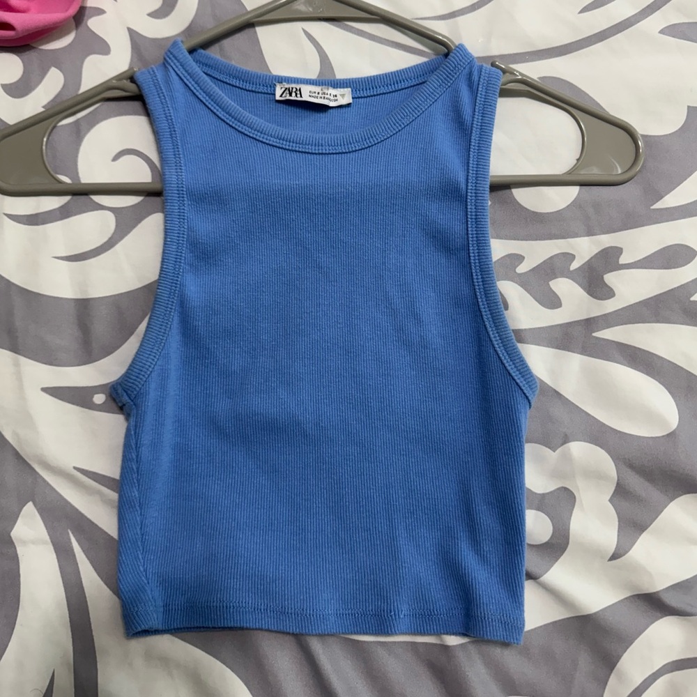 Zara Blue Top Size S